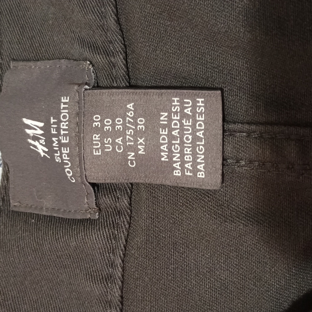 H&M Skinny Fit Pants 30x30